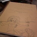 my 24 hour comic ... in my lap