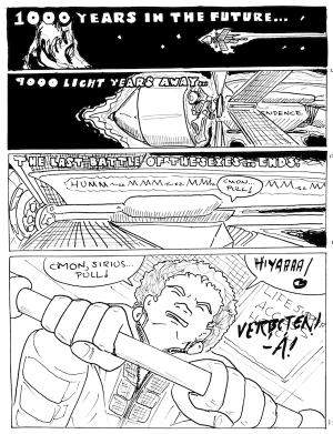The first page of the adapted STRANDED novella.