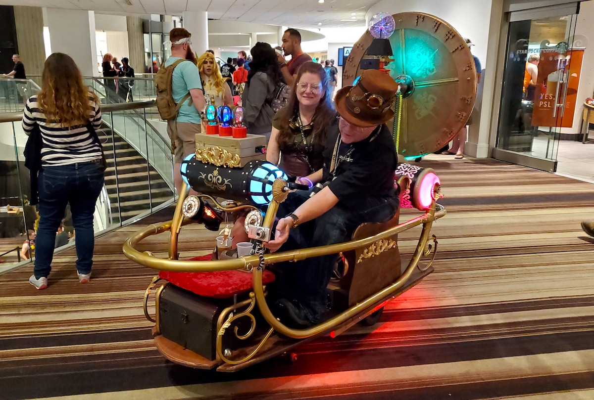 Time Machine Scooter at Dragon Con