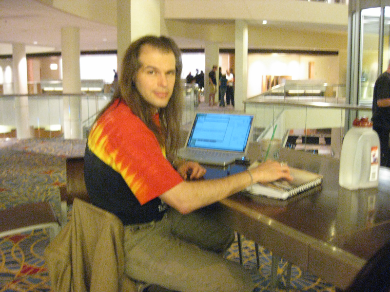 centaur blogging from the convention floor